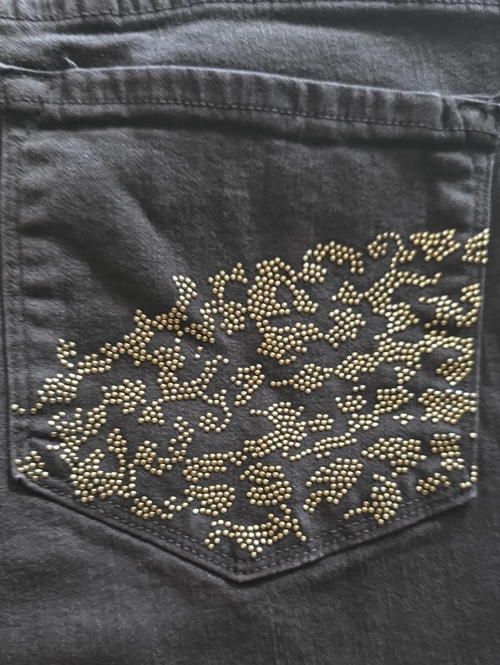 Jeans Dark Wash Made In The USA Size 8 Womens - Picture 8 of 10